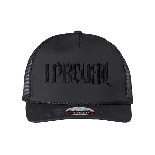 I Prevail - Devil Logo Mesh Snapback Hat (Black/ Black)