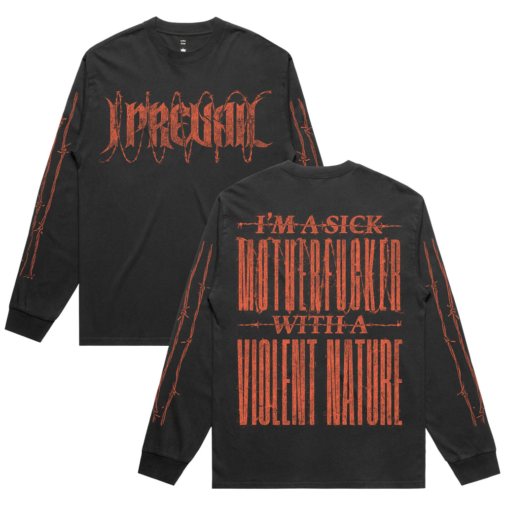 I Prevail - Violent Nature Longsleeve (Faded Black)