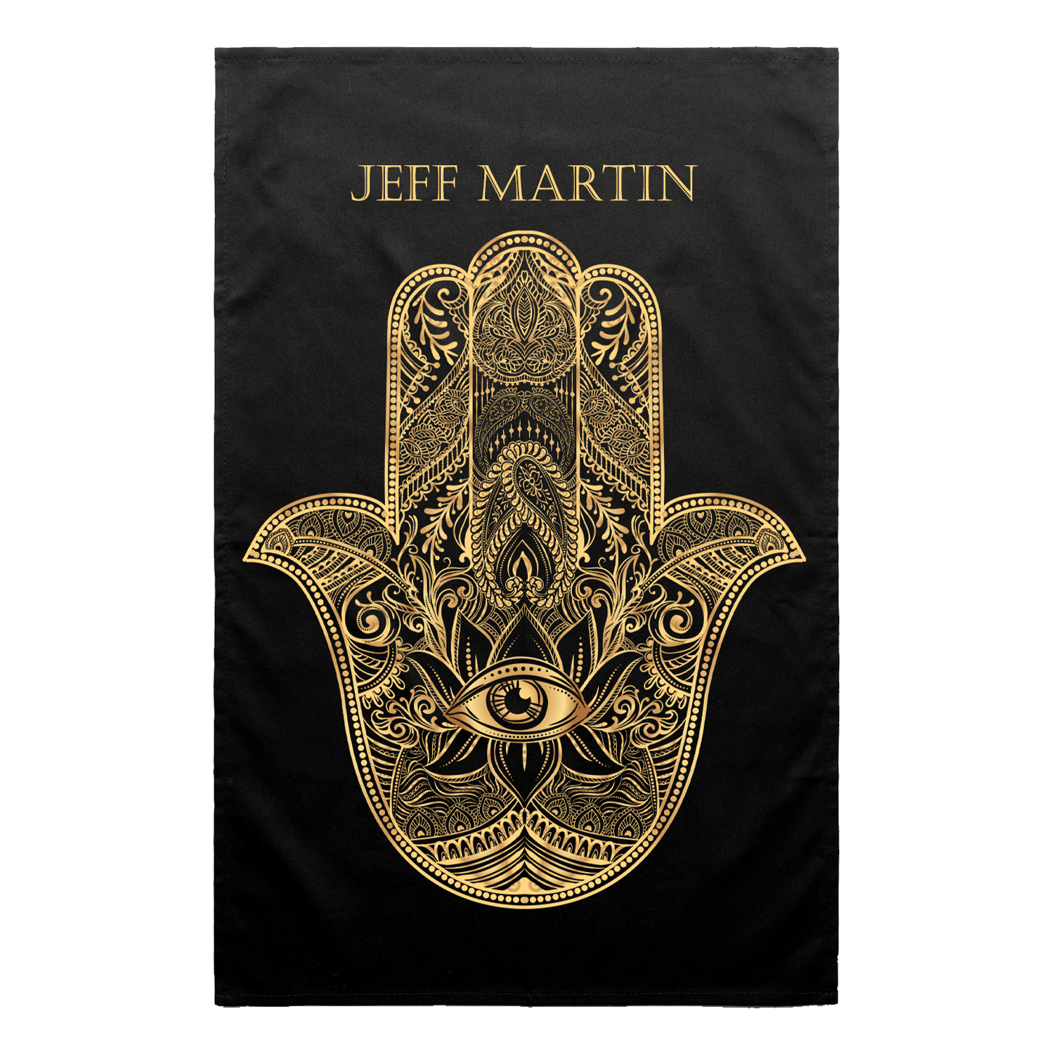 Jeff Martin - Fatima Hand Tea Towel (Black)