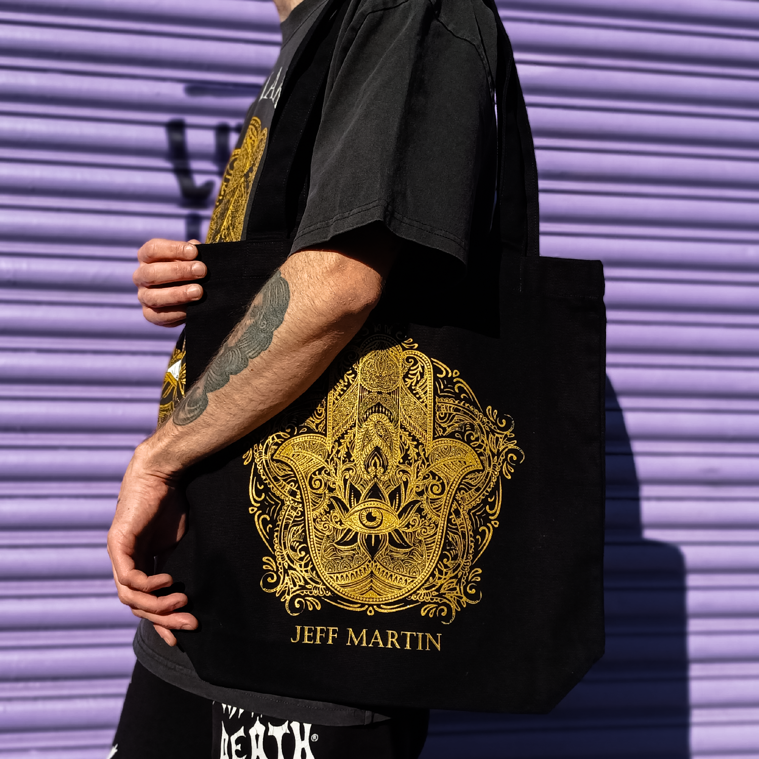 Jeff Martin - Fatima Hand Tote (Black)