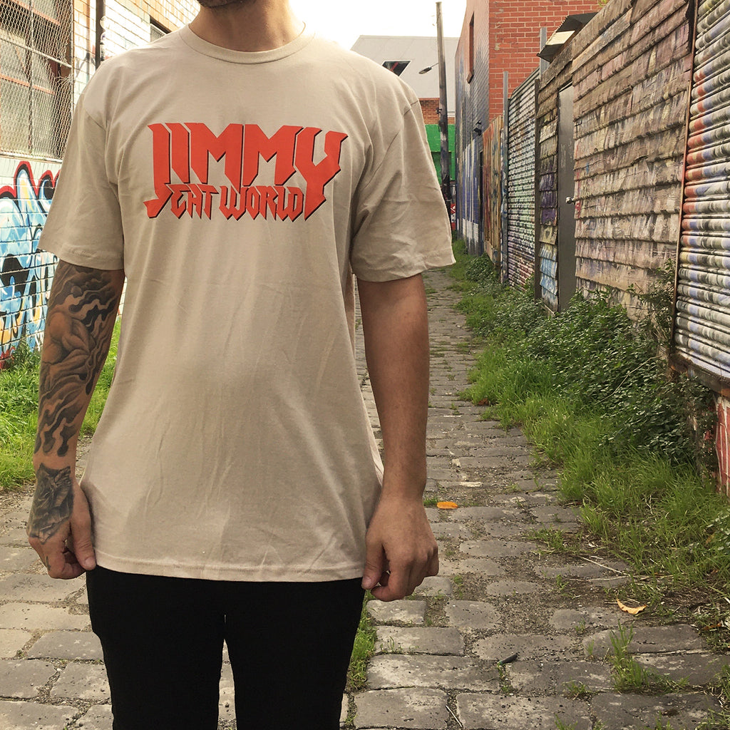 Jimmy Eat World - Something Loud In AUS Tee (Sand)