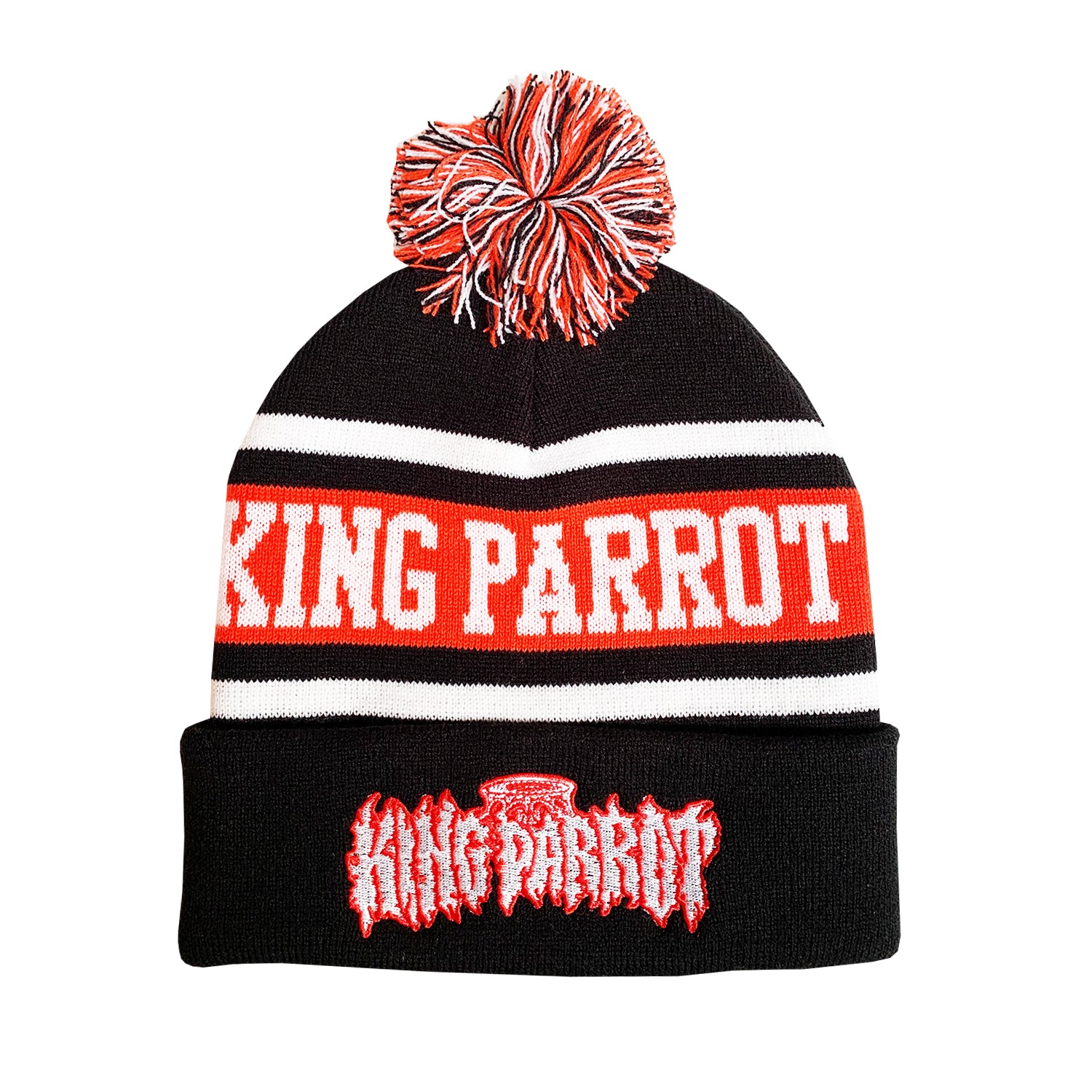 King Parrot - King Parrot Beanie (Black/Orange/White)