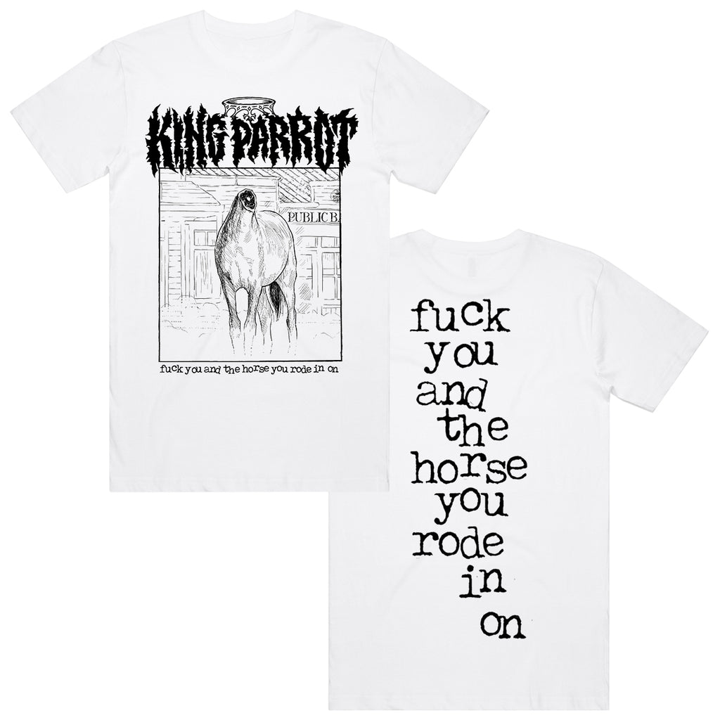 King Parrot - Horse T-Shirt (White)