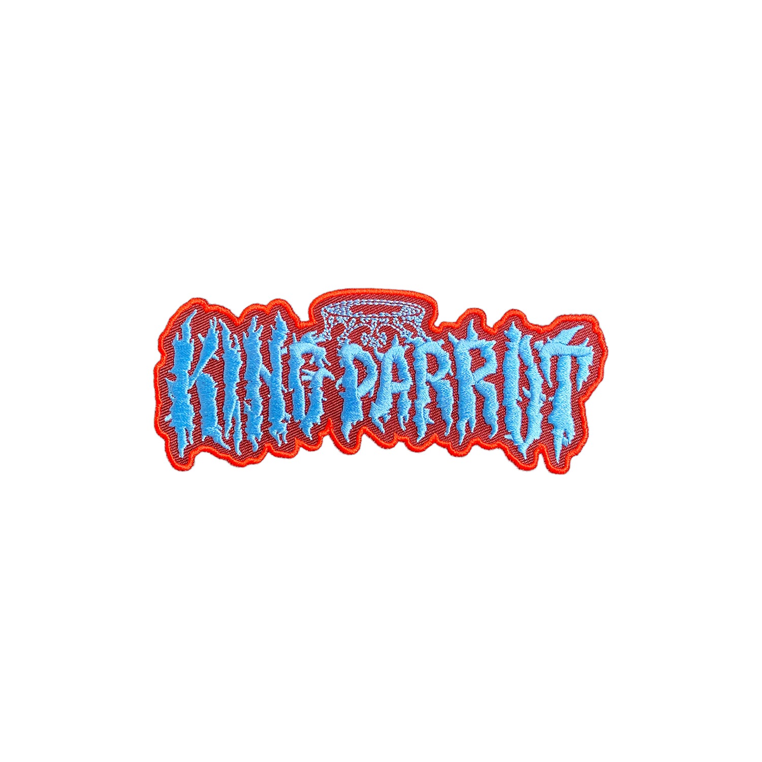 King Parrot - KP Logo Patch (Blue/Orange)