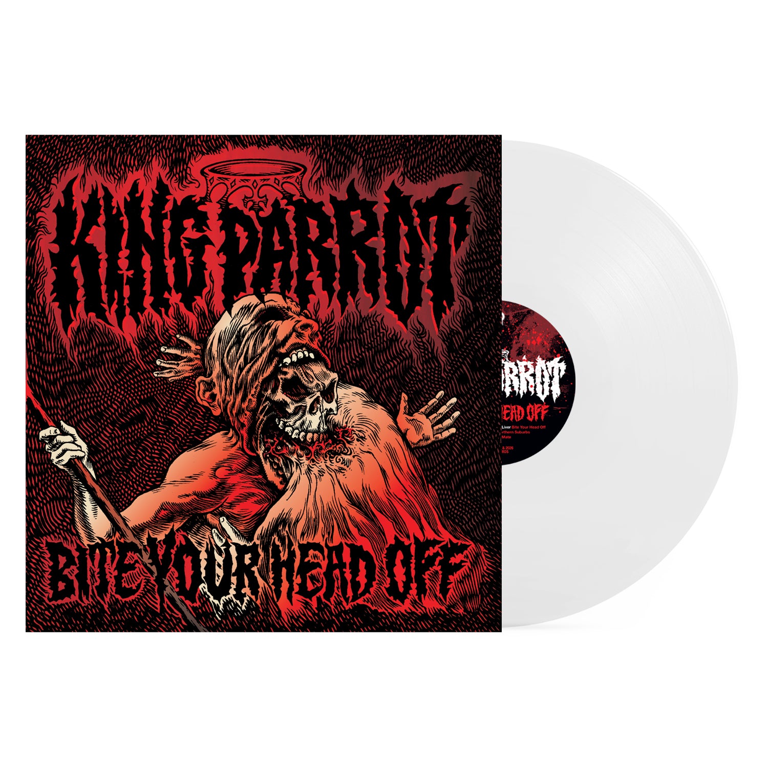King Parrot - Bite Your Head Off (14th Anniv. Reissue) LP (Clear Vinyl)
