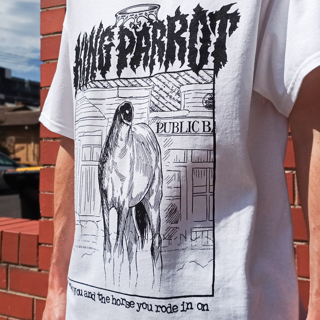King Parrot - Horse T-Shirt (White)