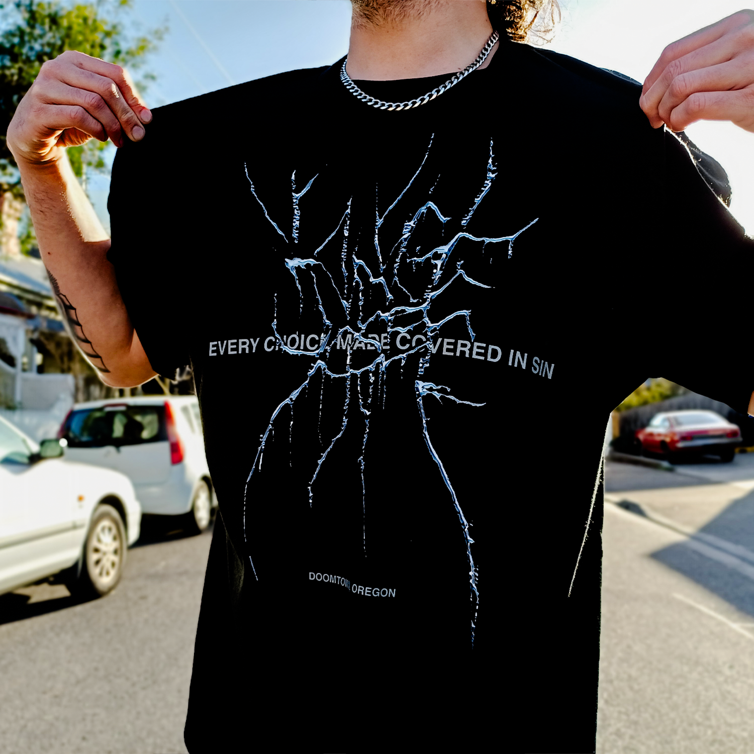 King Yosef - Every Choice Made Covered In Sin T-Shirt (Black)