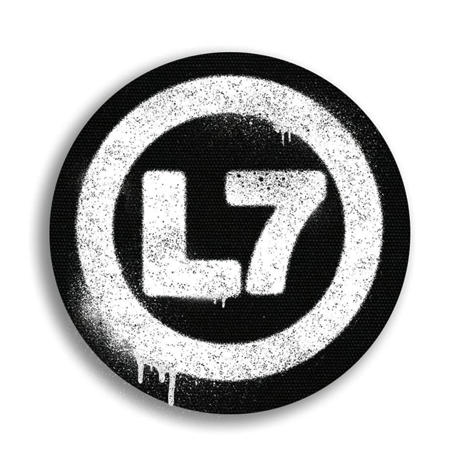 Spray Logo Patch (Black/Grey)
