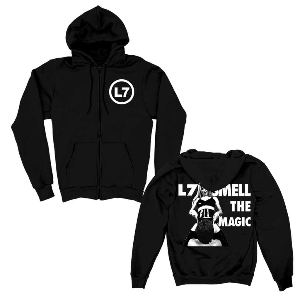 L7 - Smell the Magic Zip Up Hoodie (Black)