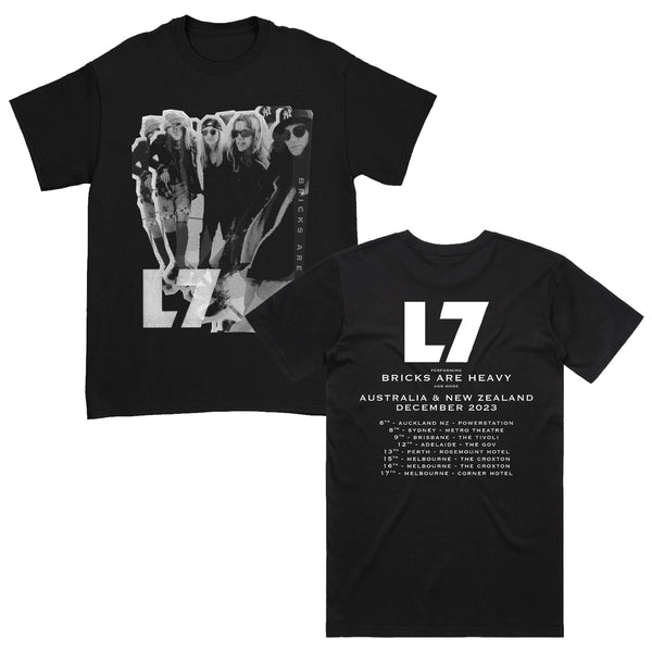 L7 - B&W 3D / 2023 Tour Tee (Black)