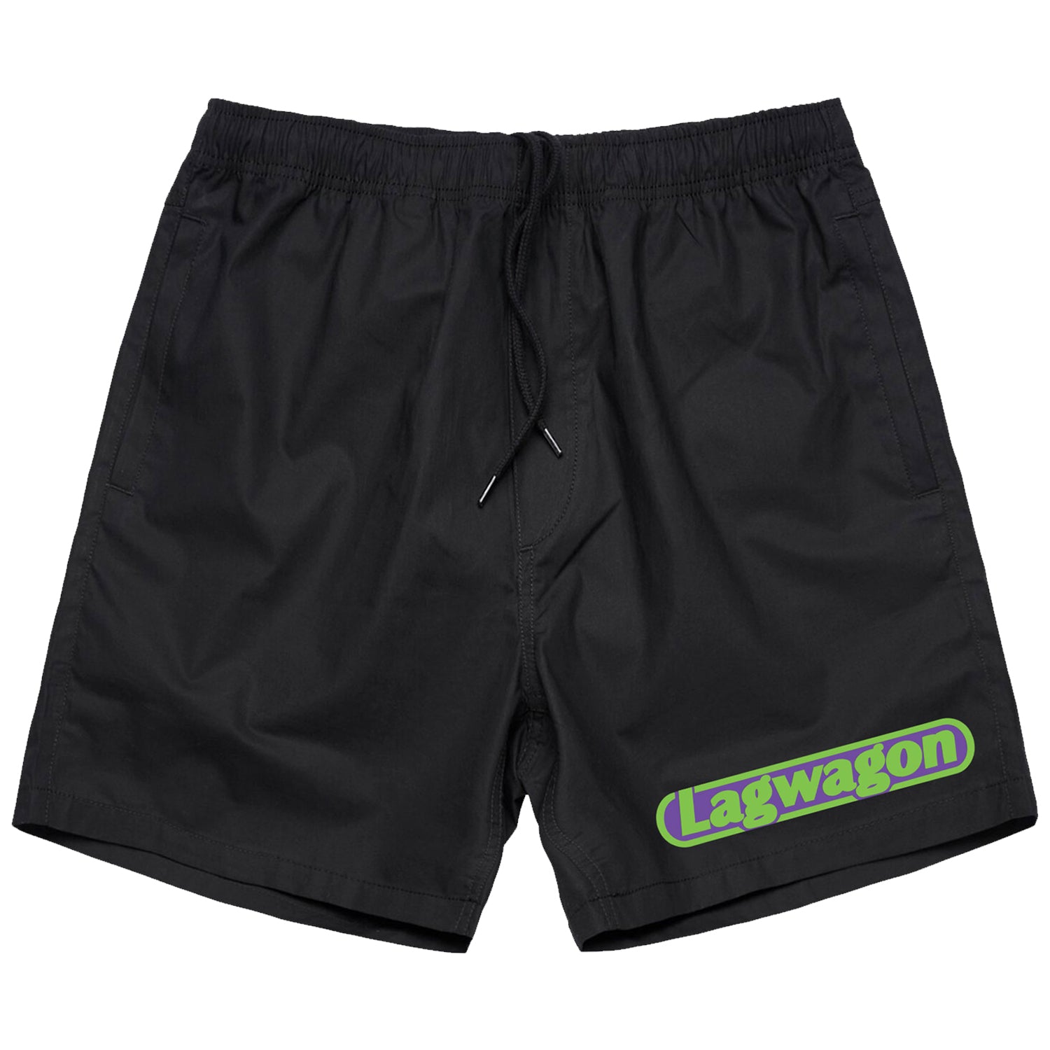 Lagwagon - Logo Beach Shorts (Black)