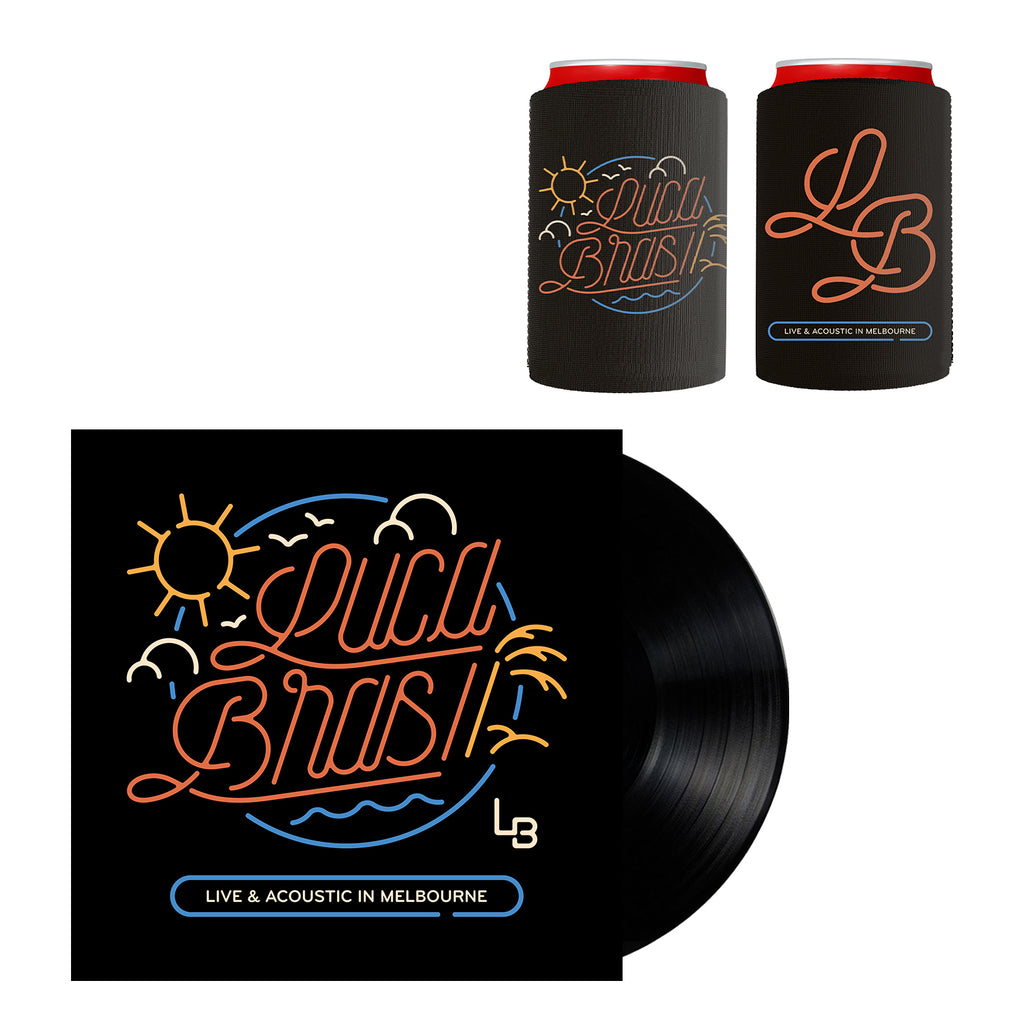 Luca Brasi - Live & Acoustic In Melbourne Vinyl (Black) + Stubby Holder Bundle