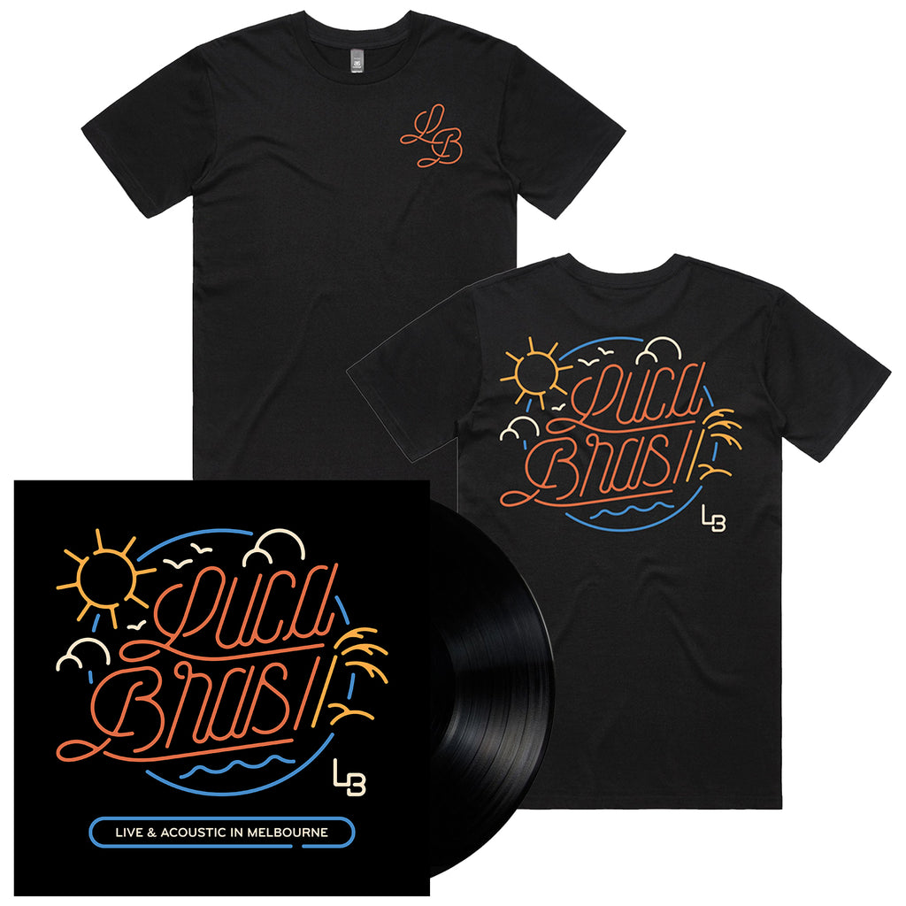 Luca Brasi - Live & Acoustic In Melbourne Vinyl (Black) + T-Shirt Bundle