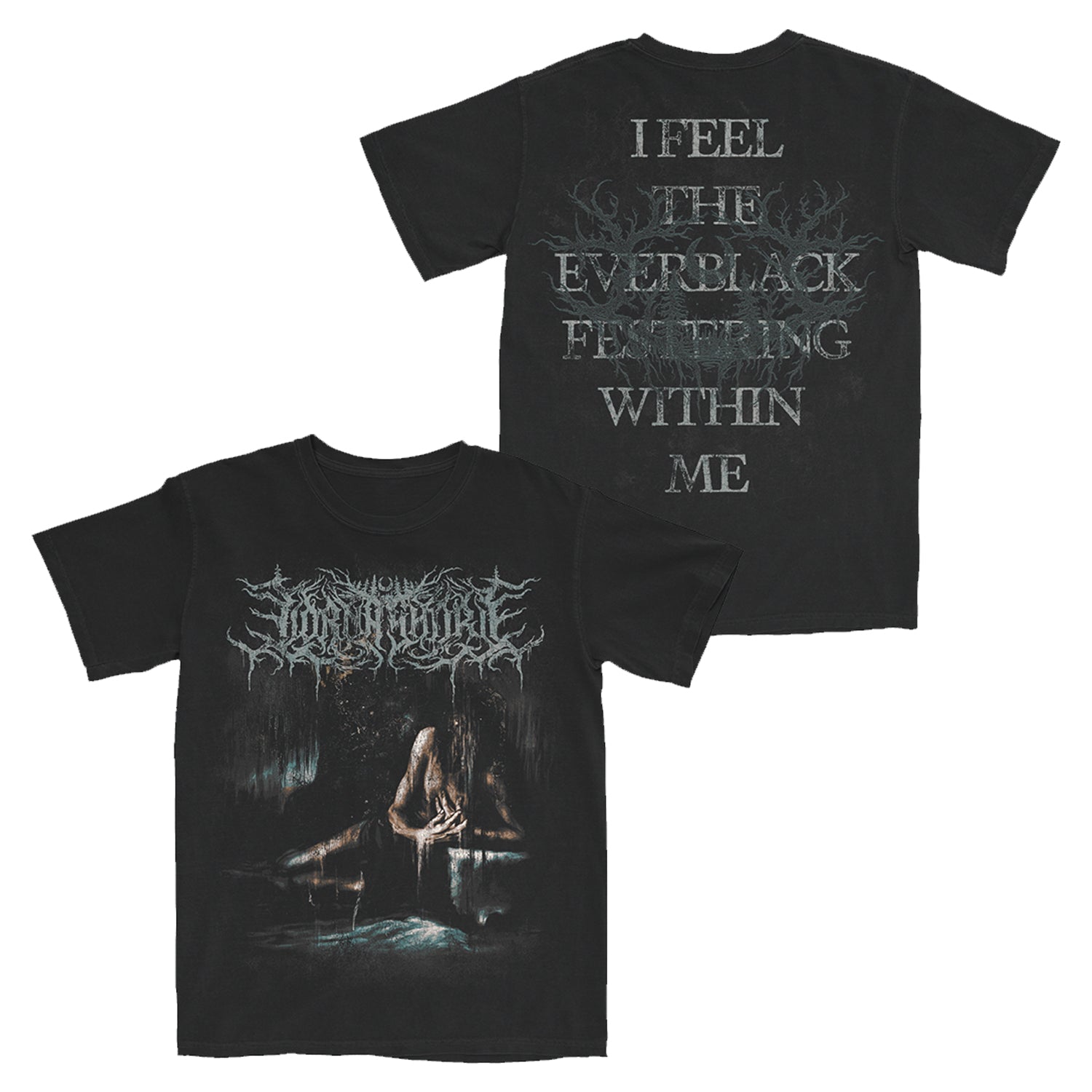 Lorna Shore - I Feel The Everblack Festering Within Me Cover T-Shirt (Black)