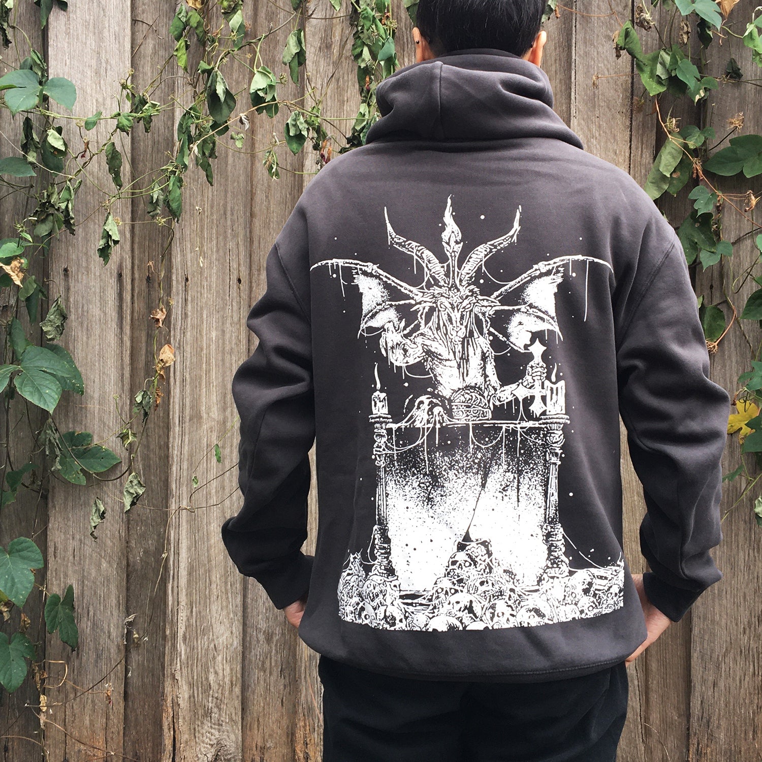 Lorna Shore - Goat Lord Hoodie (Faded Black)