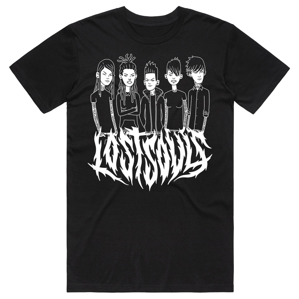 Lost Souls - Lineup T-Shirt (Black)