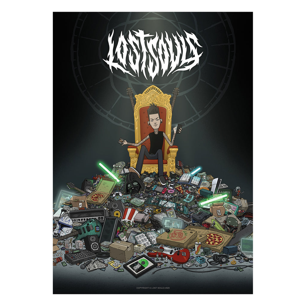 Lost Souls - Dopamine Throne Poster (A2)