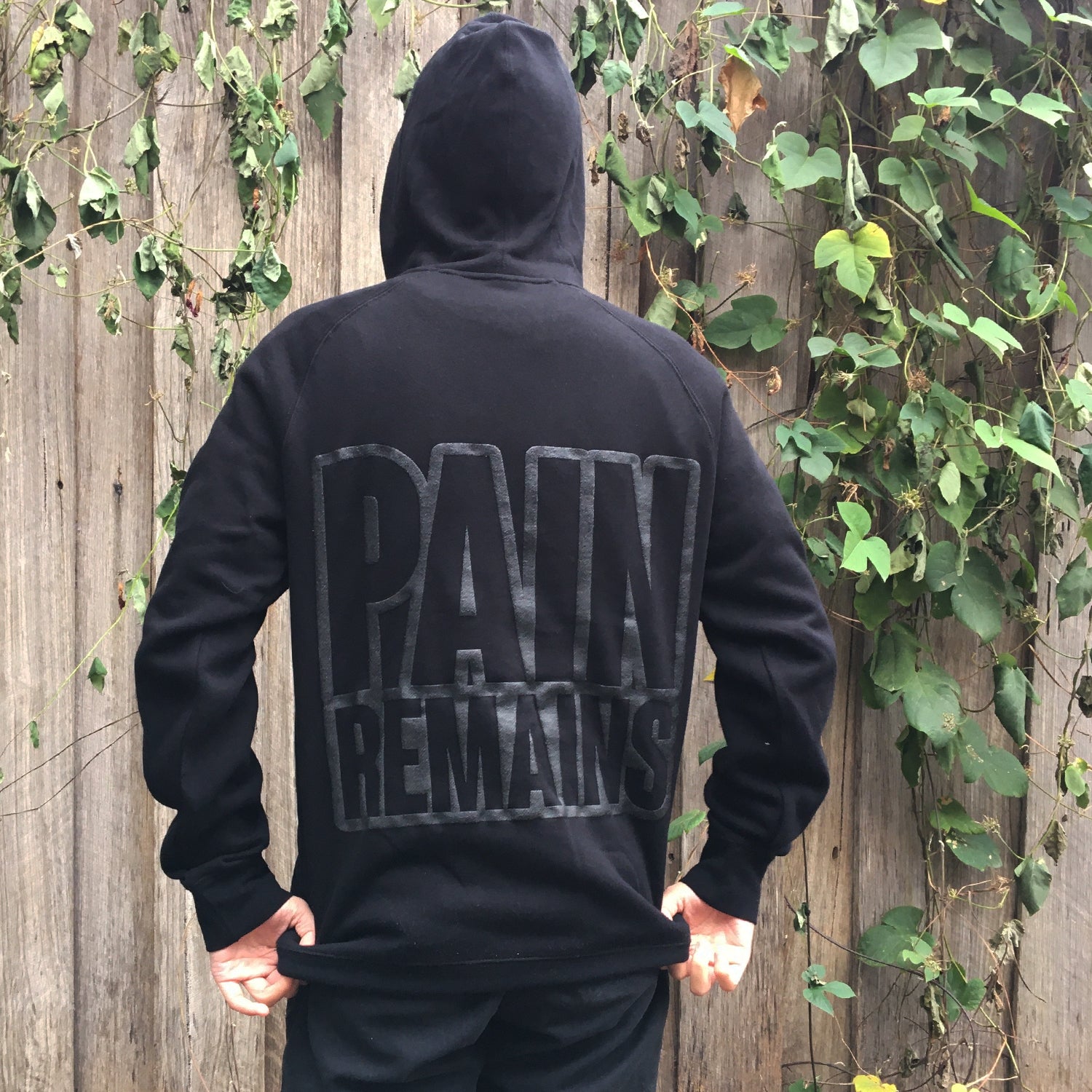 Lorna Shore - Pain Remains Black Puff Print Hoodie (Black)