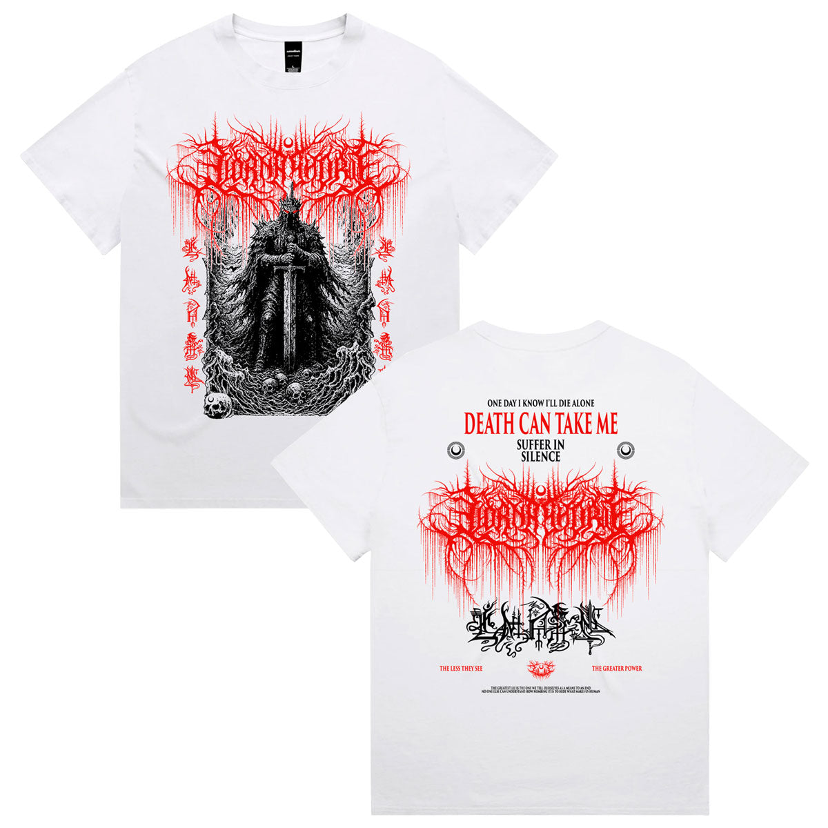 Lorna Shore - Death Can Take Me T-Shirt (White)