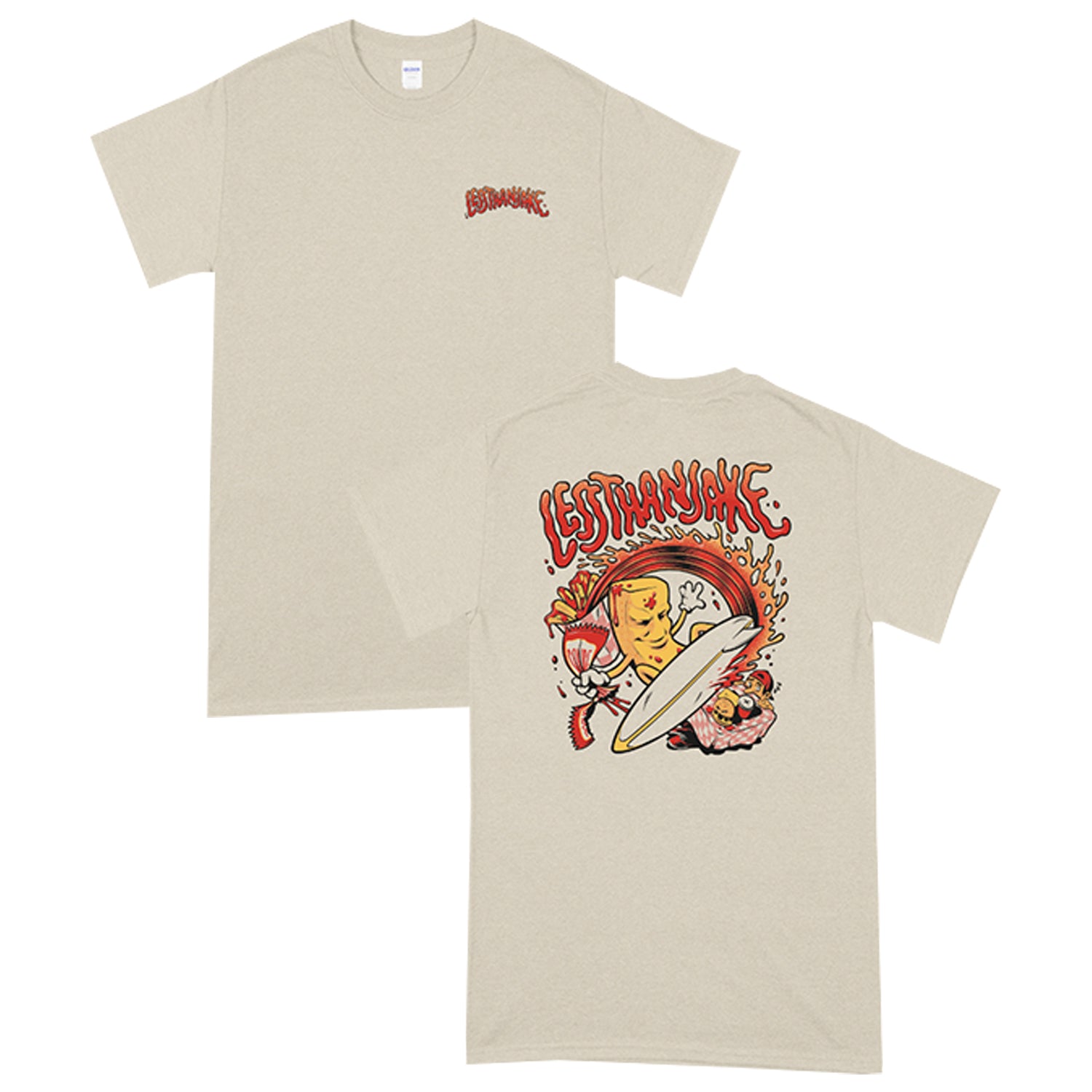 Less Than Jake - French Fry T-Shirt (Natural)