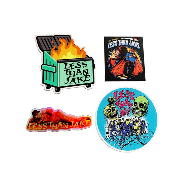 Less Than Jake - Sticker Pack (4 Stickers)