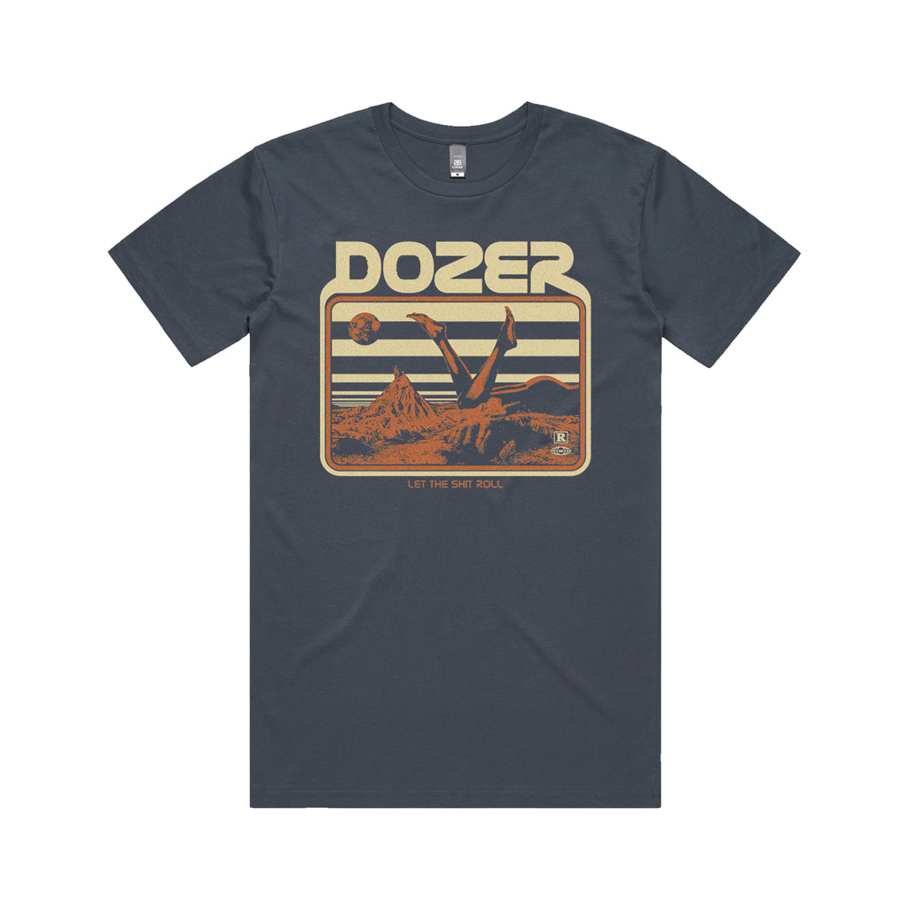 Dozer - Let The Shit Roll T-Shirt (Petrol Blue)