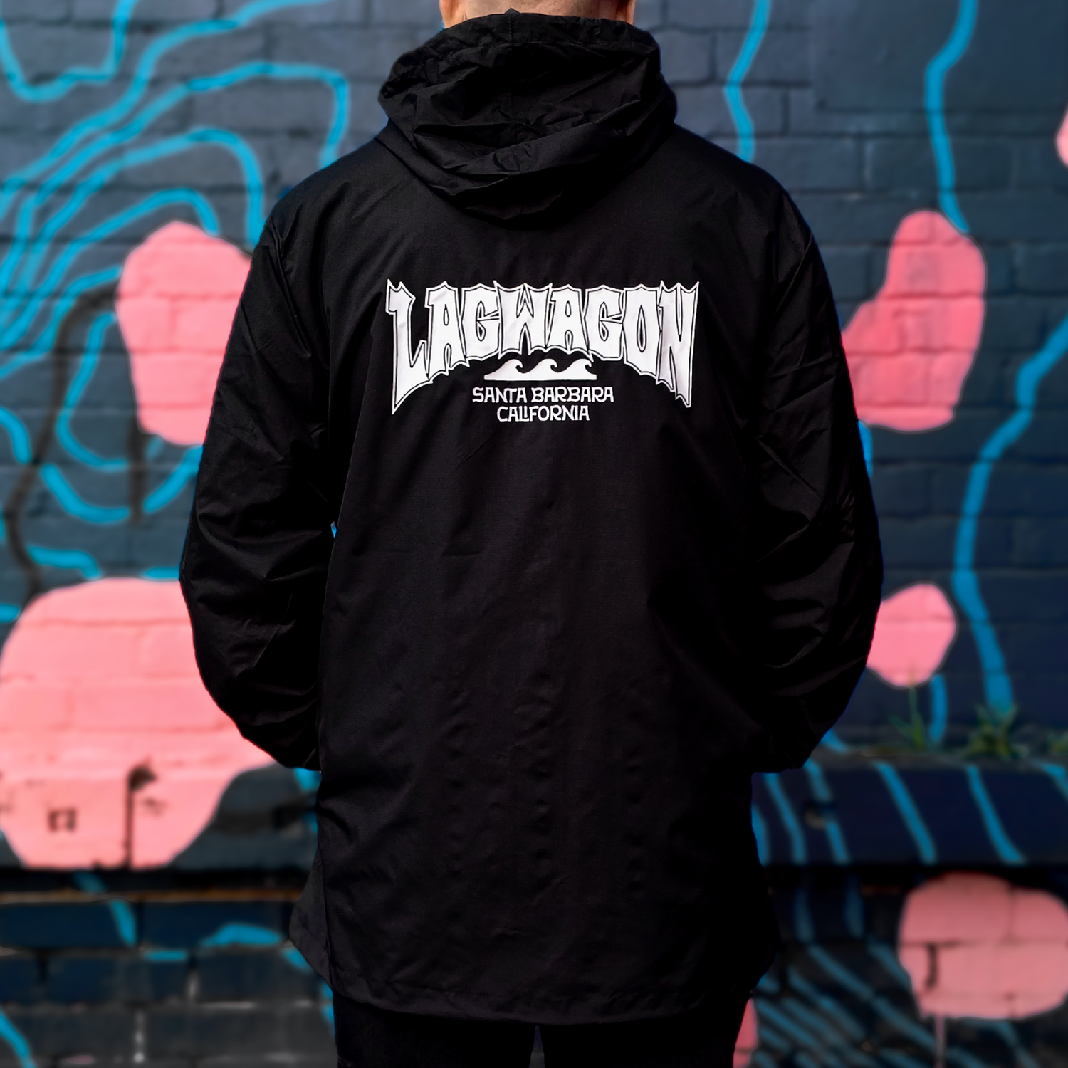 Lagwagon - Surf Windbreaker (Black)