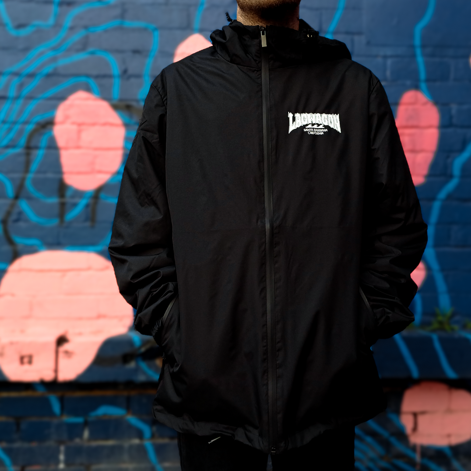 Lagwagon - Surf Windbreaker (Black)