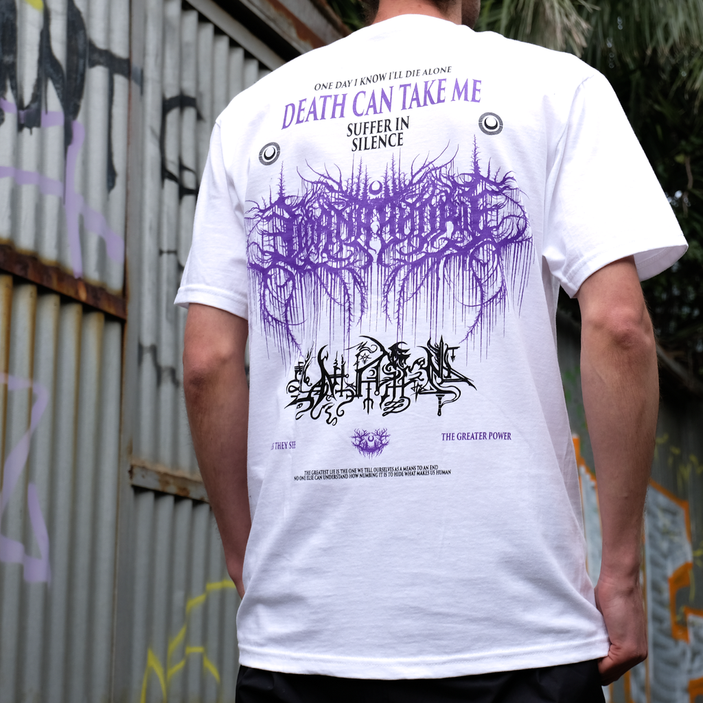 Lorna Shore - Death Can Take Me T-Shirt (White)