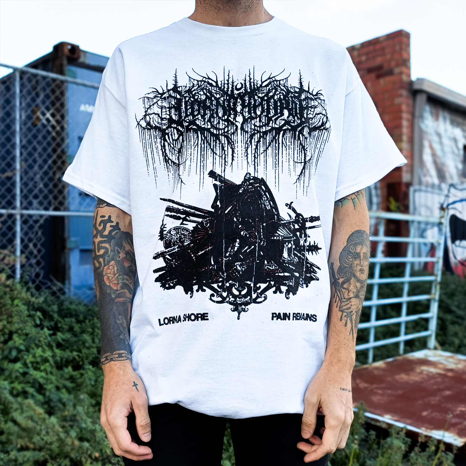 Lorna Shore - Edens End T-Shirt (White)