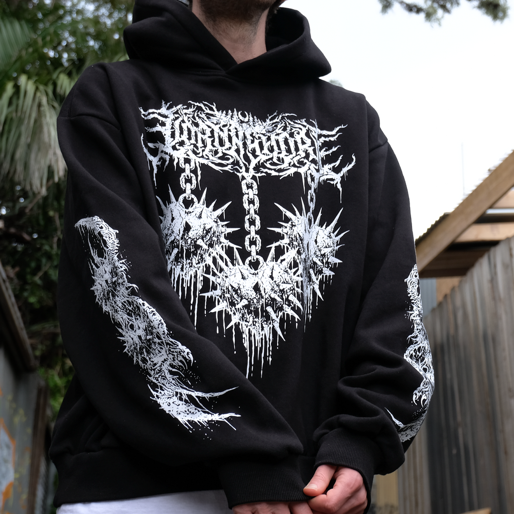 Lorna Shore - Spiked Heart Hoodie (Black)
