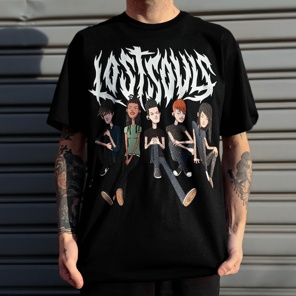 Lost Souls - Gang Sitting T-Shirt (Black)