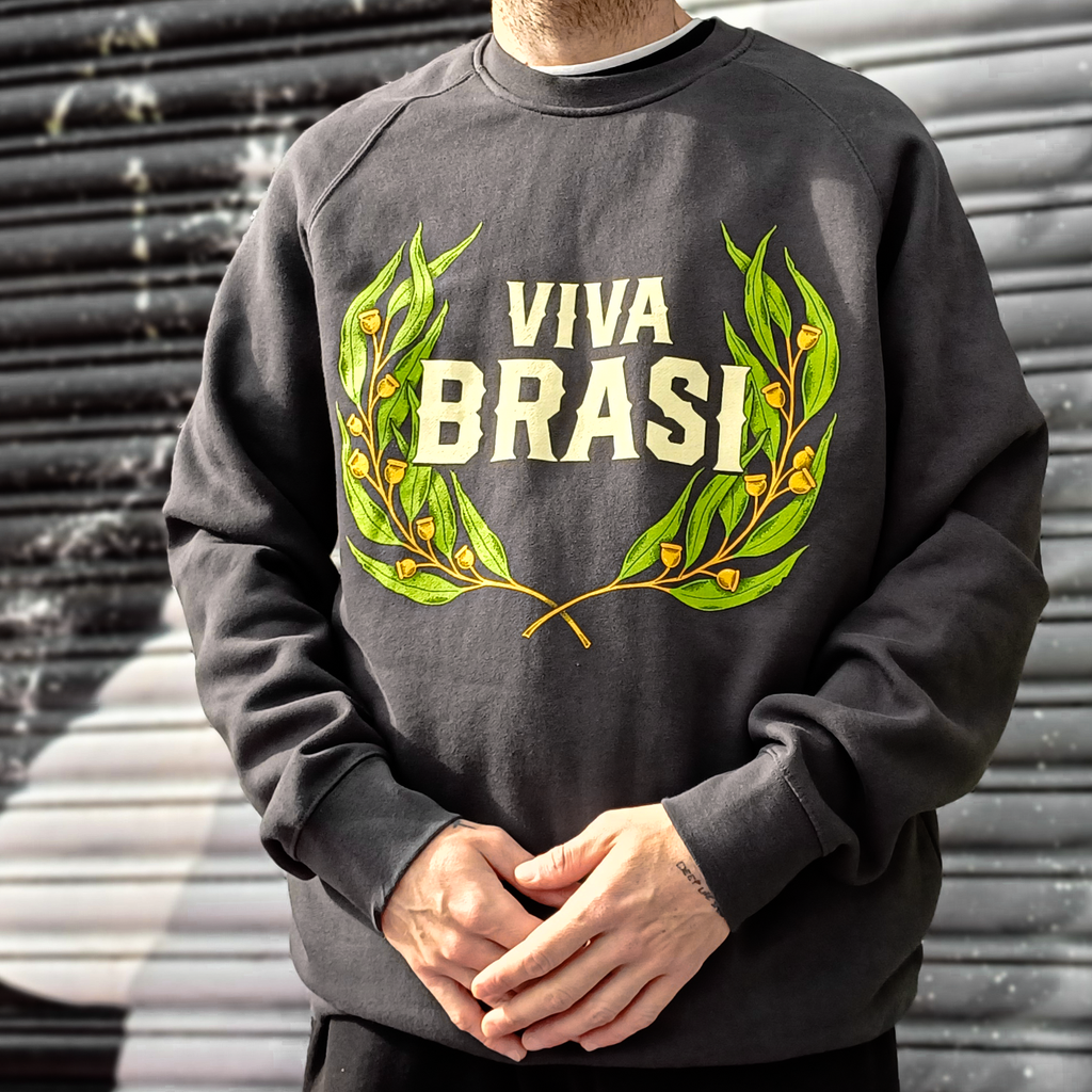 Luca Brasi - Viva Brasi Crewneck (Coal)