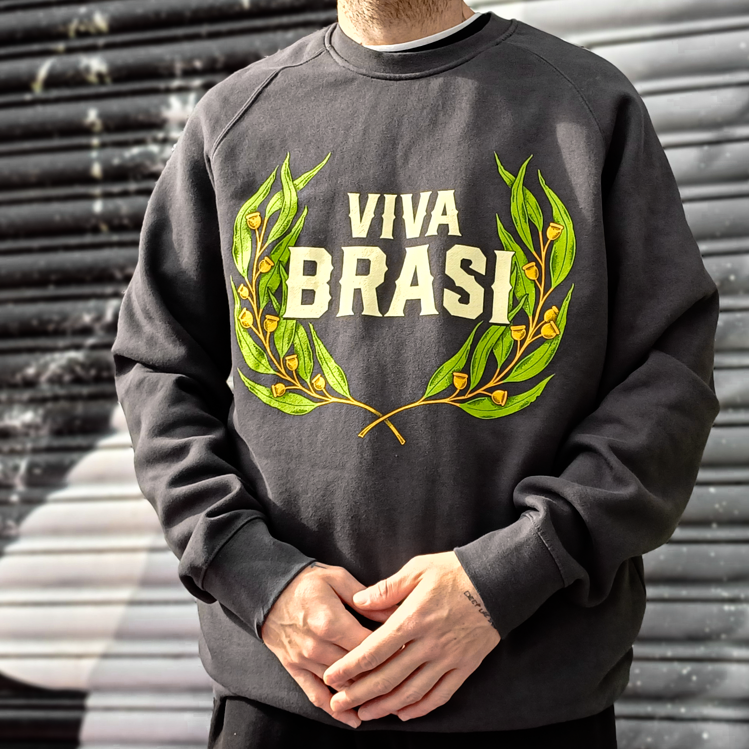Luca Brasi - Viva Brasi Crewneck (Coal)