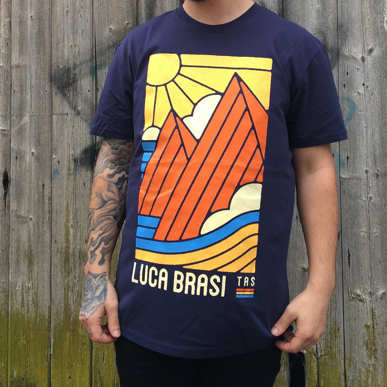 Luca Brasi - Bay of Fire Tee (Navy)