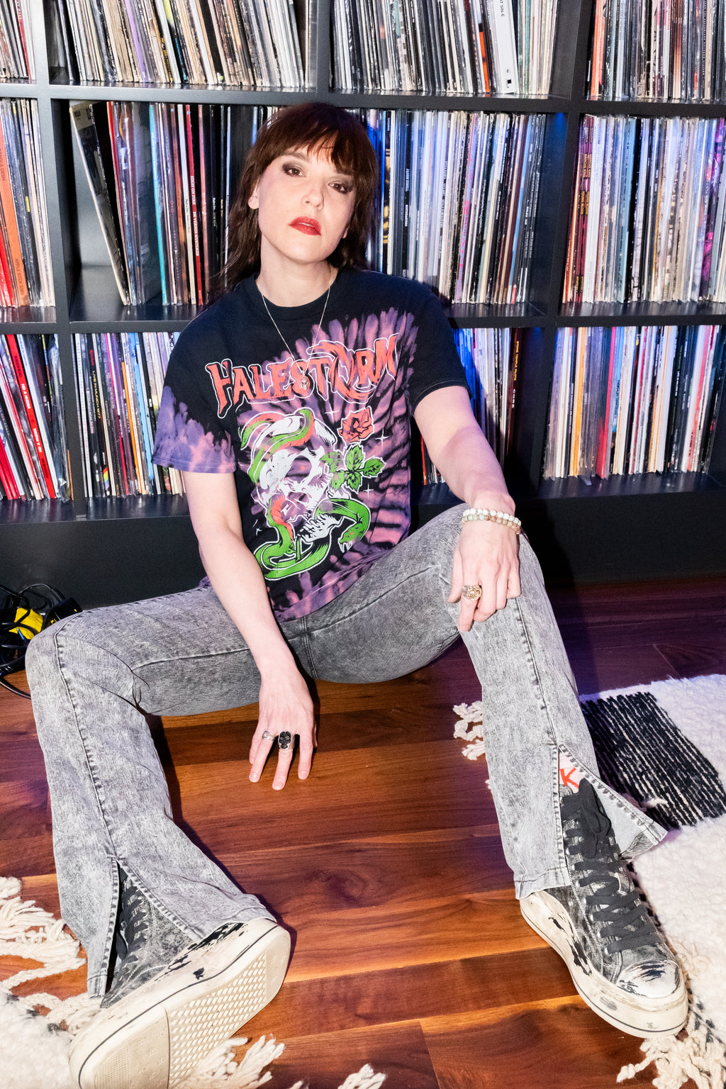 Halestorm - Fallen Star T-Shirt (Nebula Dye)