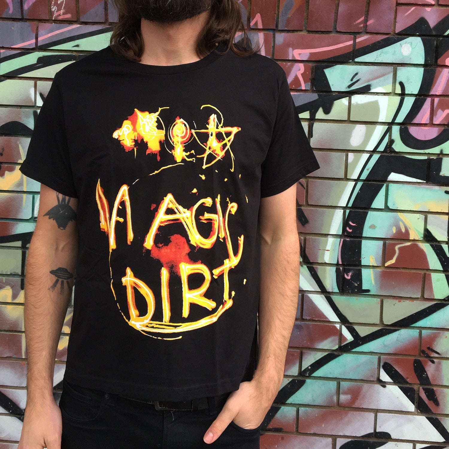 Magic Dirt - Friends In Danger T-Shirt (Black)