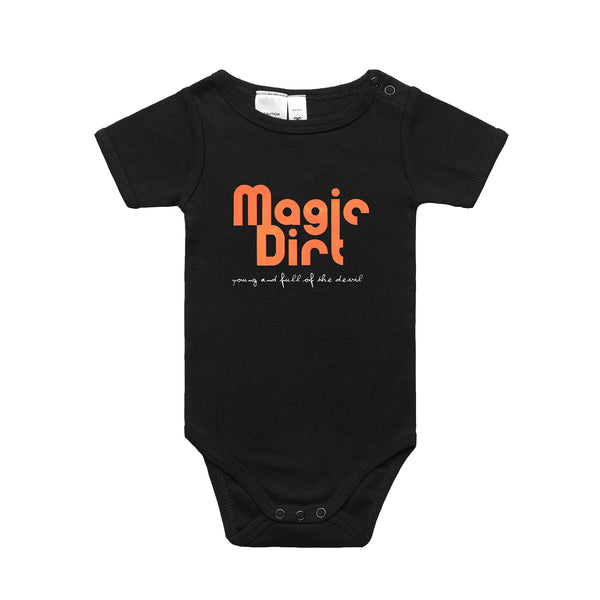 Magic Dirt - Young And Full of the Devil Onesie (Black)