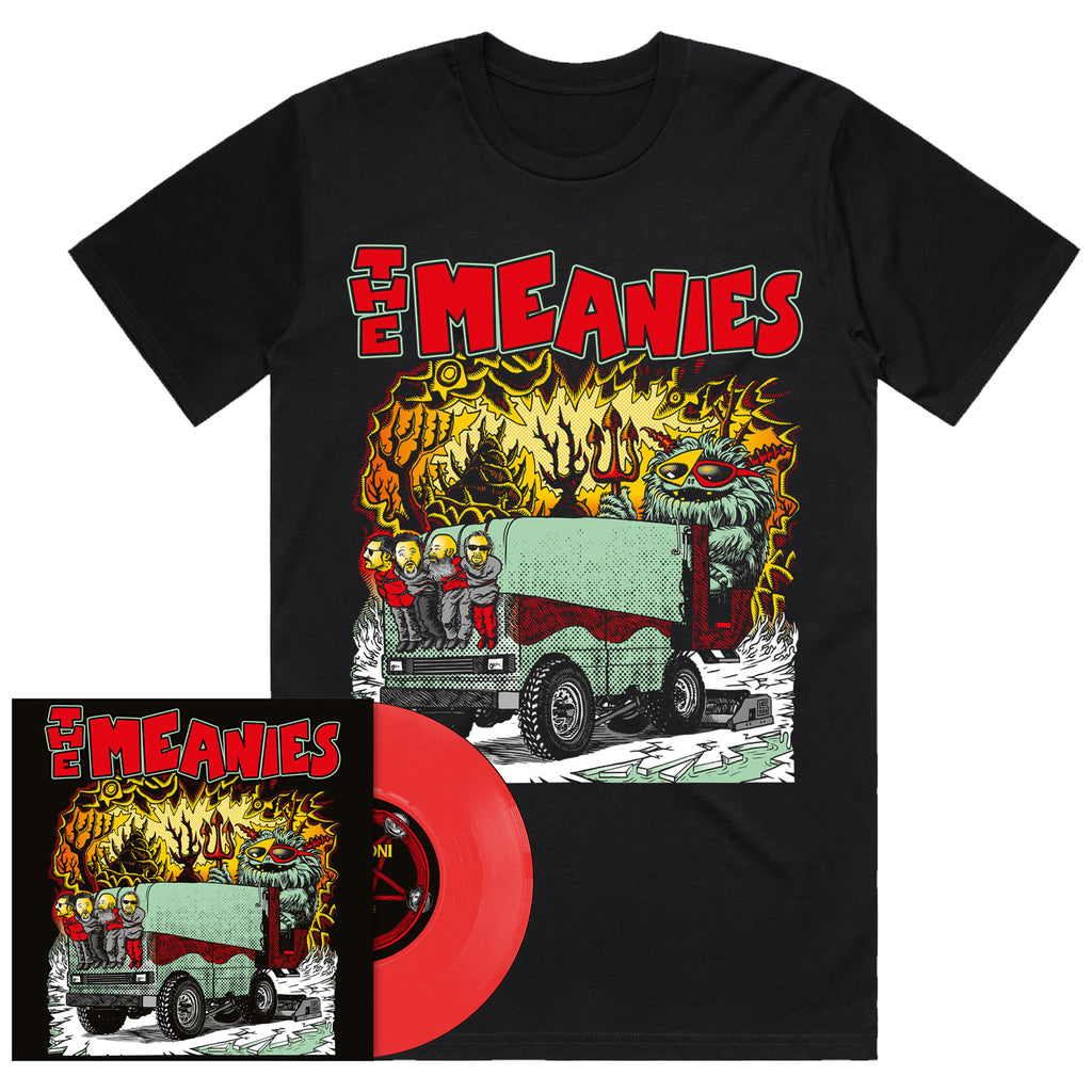 The Meanies - Zamboni 7" Vinyl (Red) + T-Shirt