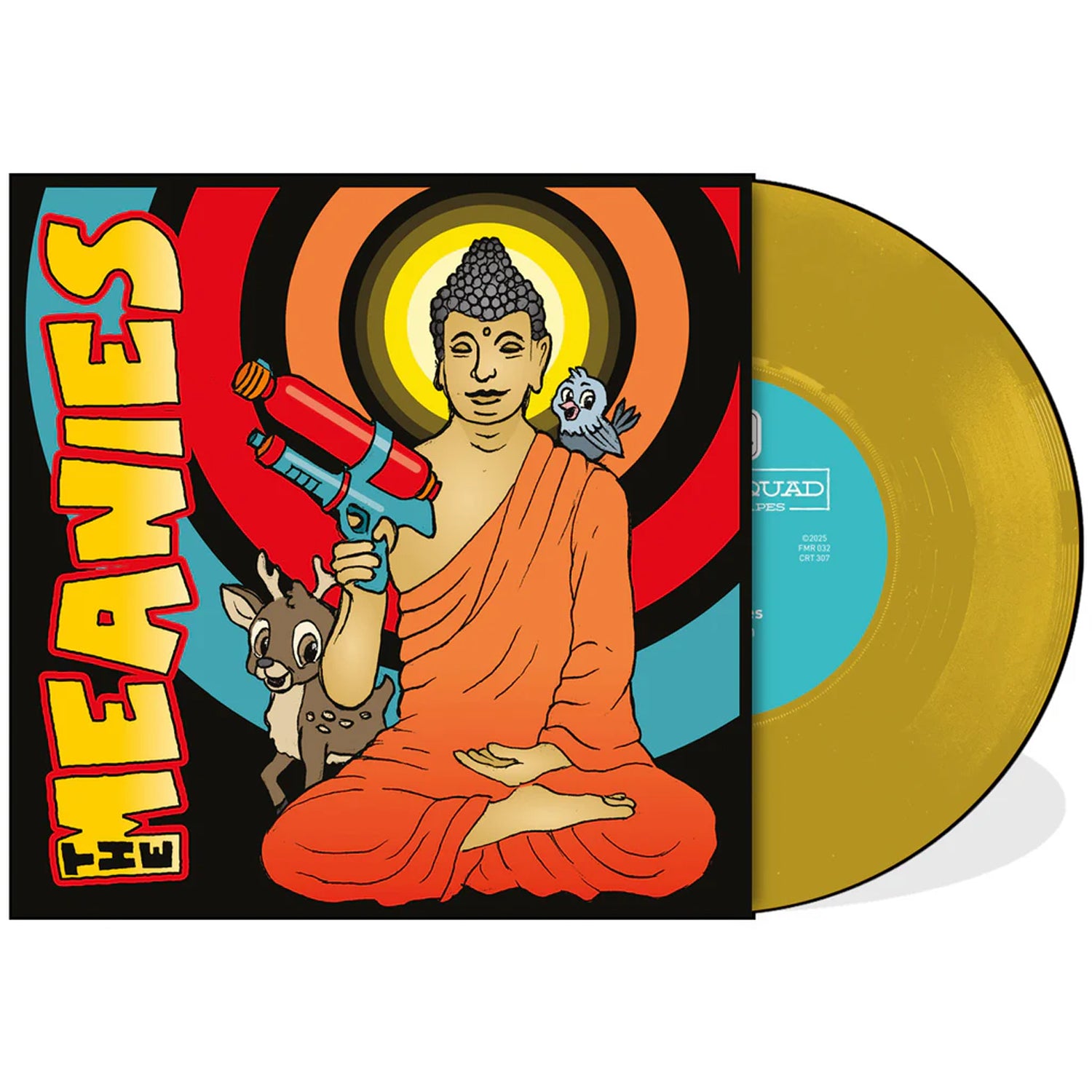 The Meanies - Shutdown 7" Vinyl (Gold)