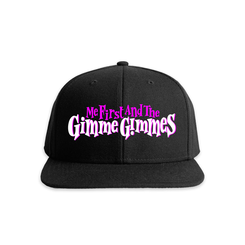 Me First and The Gimme Gimmes - Logo Snapback Hat (Black)