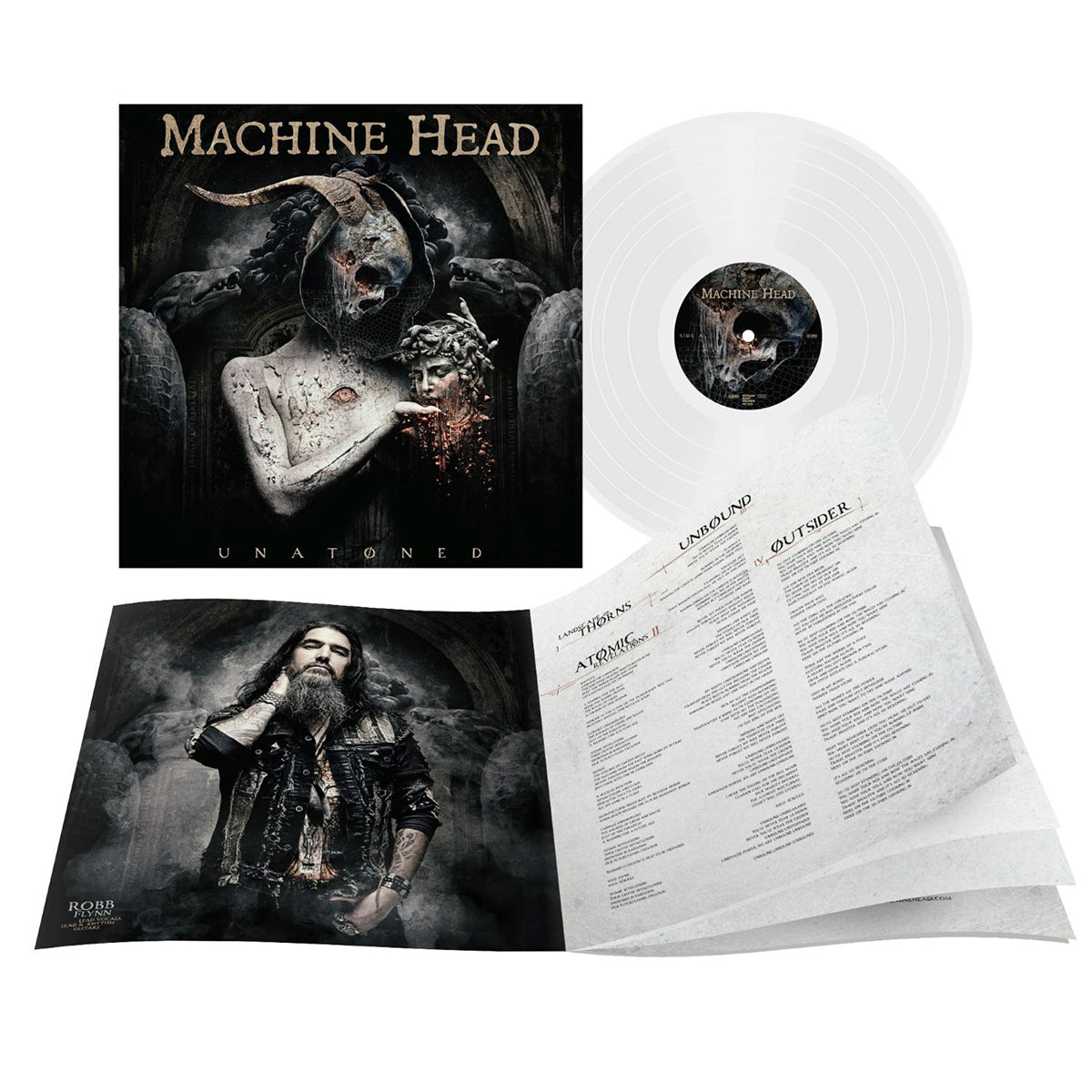 Machine Head - UNATØNED LP (Clear Vinyl)