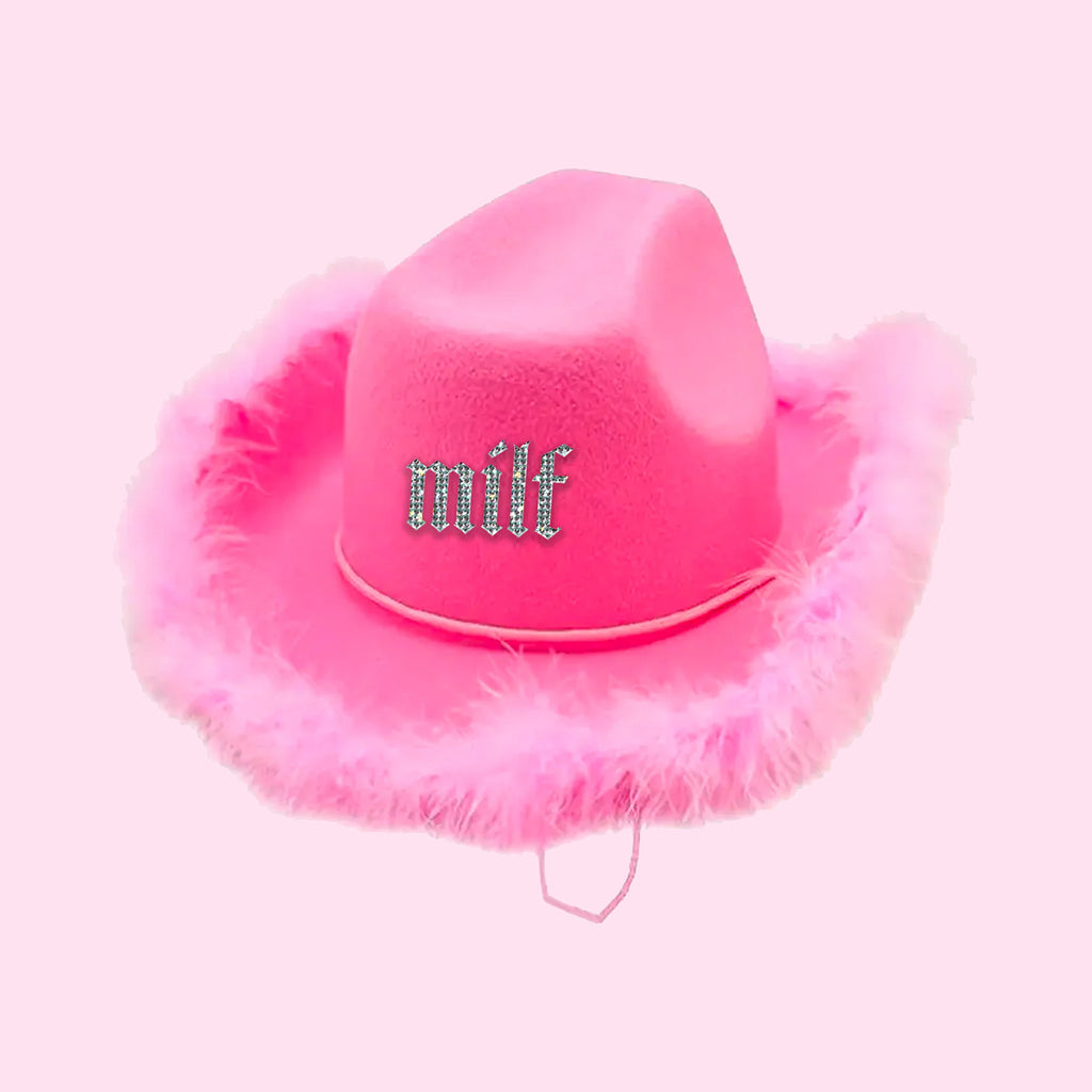 Scene Queen - Rhinestone MILF Cowboy Hat