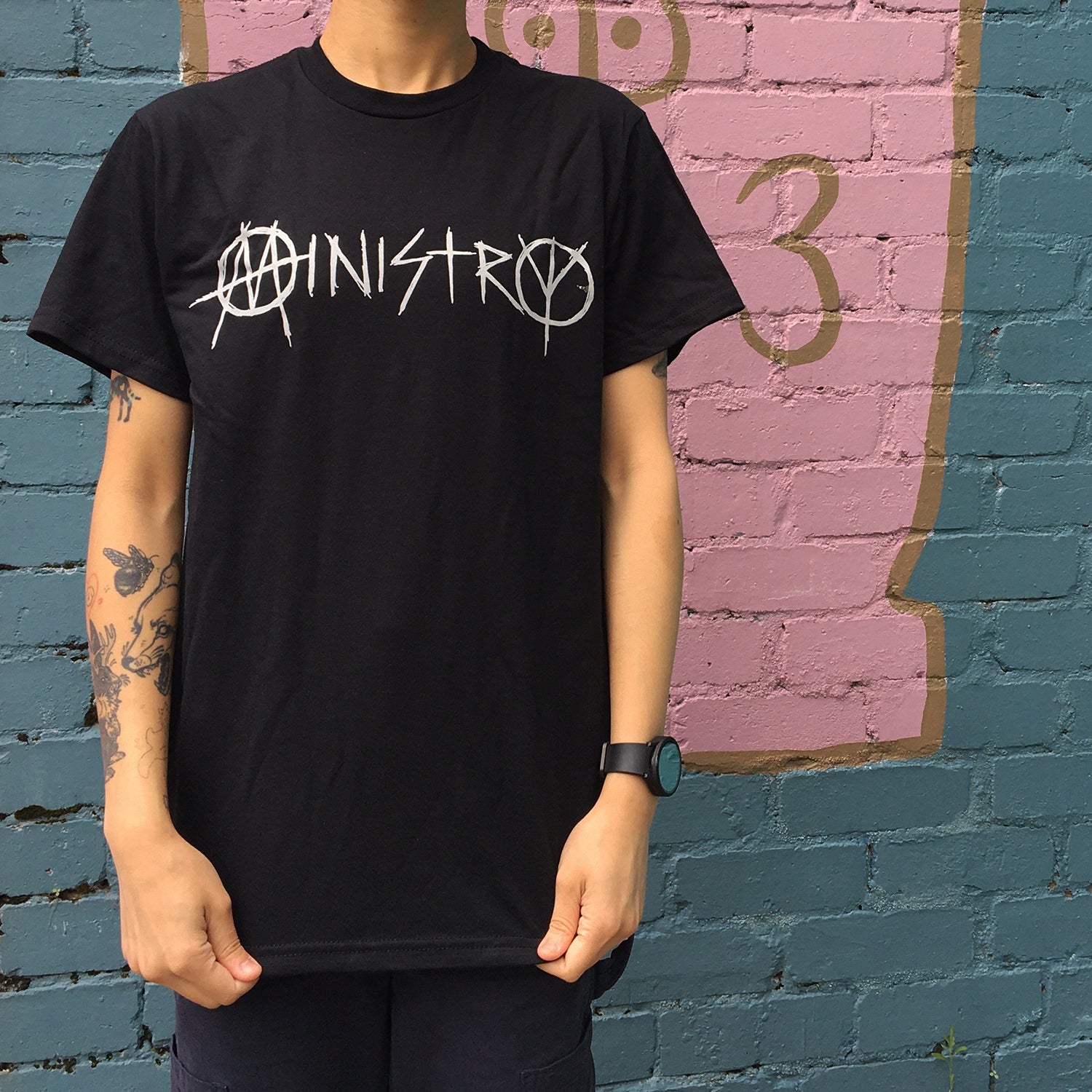 Ministry - Anarchy Logo T-Shirt (Black)