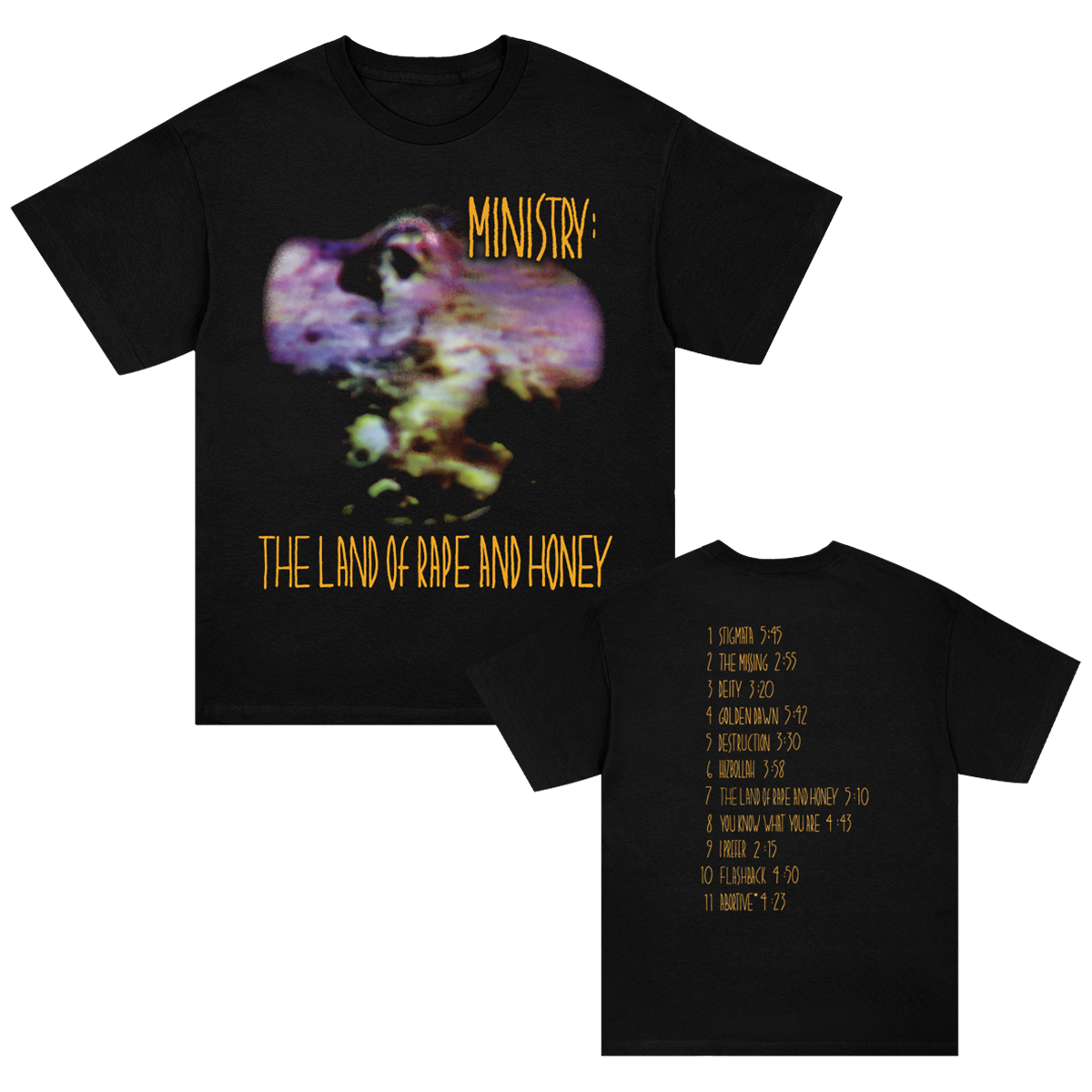 Ministry - The Land Of Rape And Honey Album T-Shirt (Black)