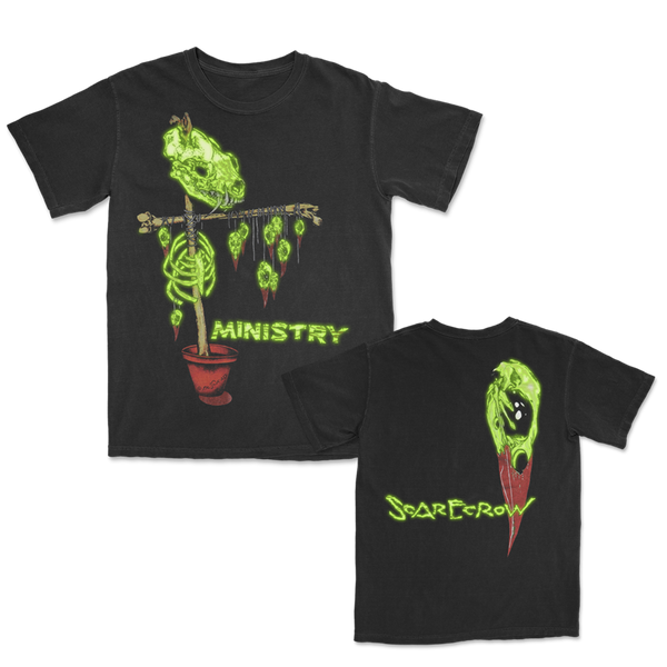 Ministry - Scarecrow Glow In The Dark T-Shirt (Black)