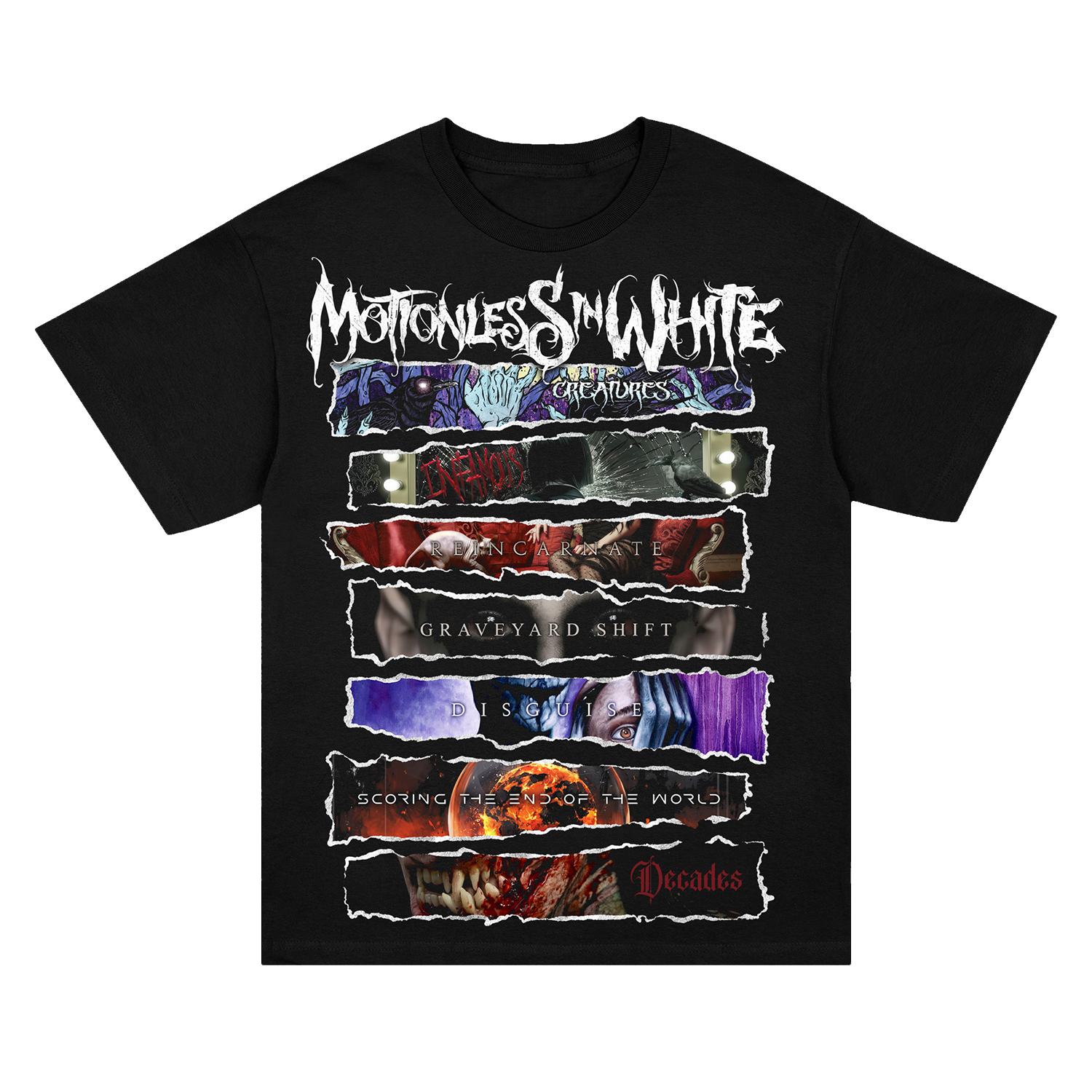 Motionless In White - Fuck Bootleggers T-Shirt (Black)