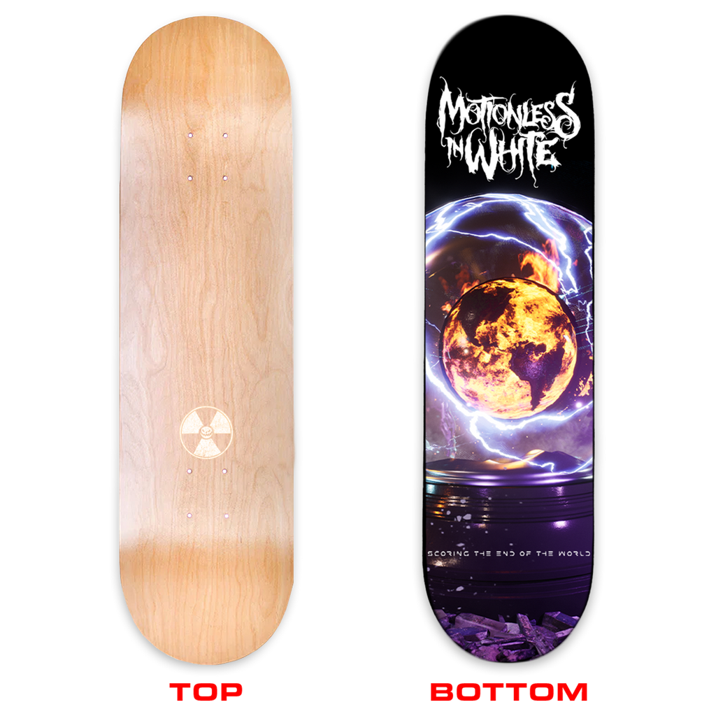 Motionless In White - STEOTW Alt Cover Skate Deck. Limited To 200 Available