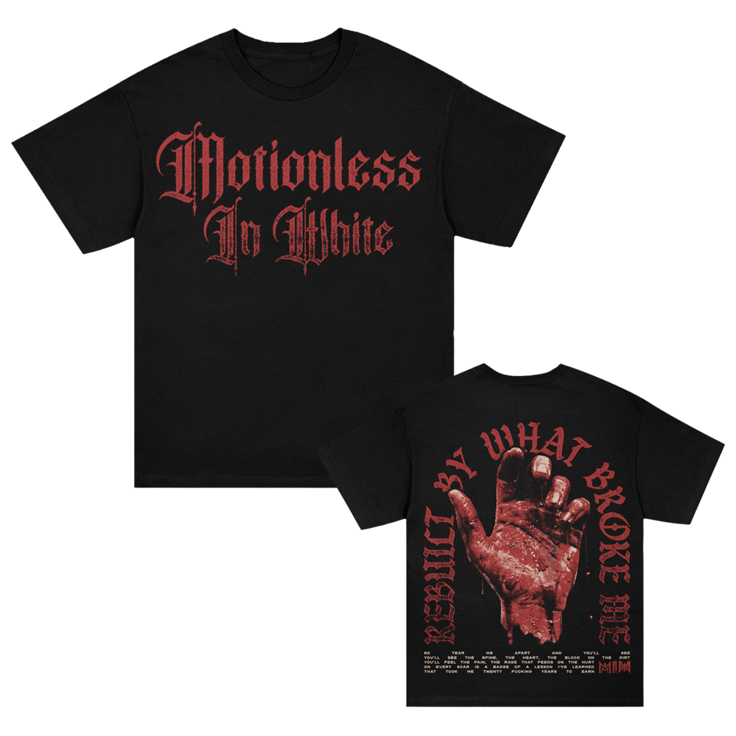 Motionless In White - Rebuilt By T-Shirt (Black)