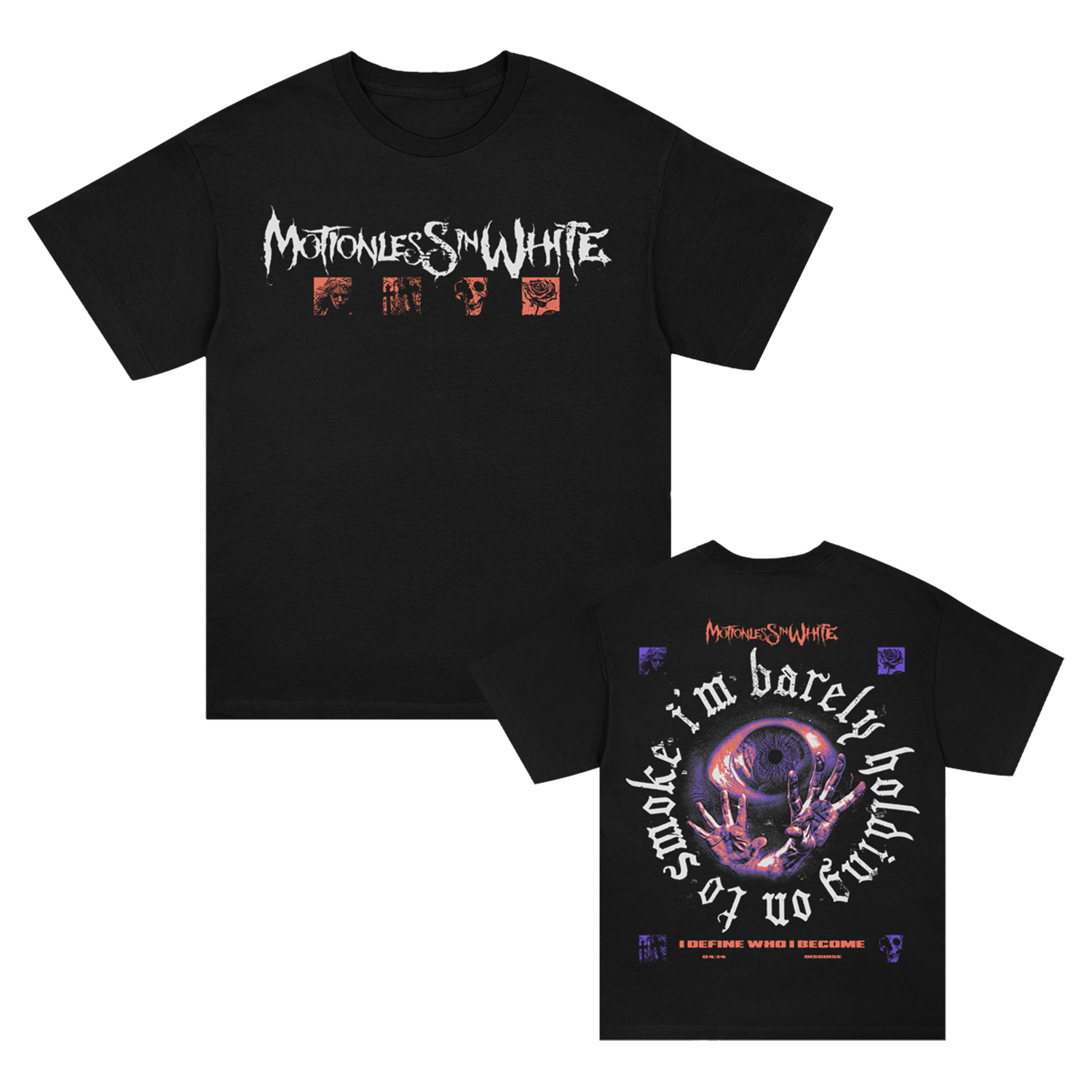 Motionless In White - Holding On To Smoke Tee (Black)